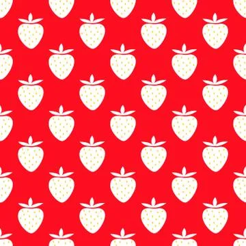 Juicy strawberries Stock Illustration