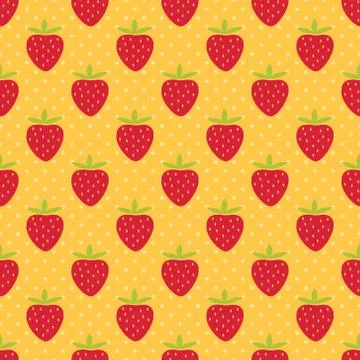 Juicy strawberries Stock Illustration