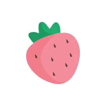 Juicy strawberry   Stock Illustration