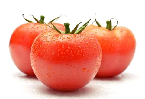 Juicy tomatoes Stock Photos