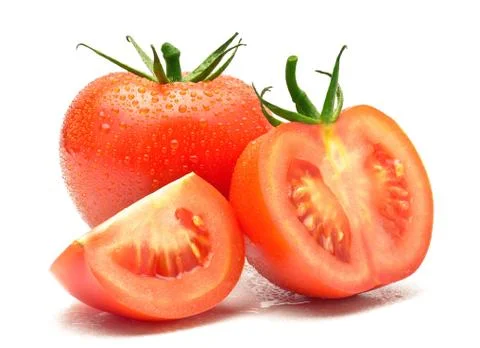 Juicy tomatoes Stock Photos