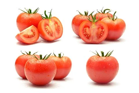 Juicy tomatoes Stock Photos