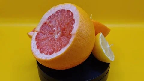 Juicy, vibrant grapefruit Stock Footage 330969147