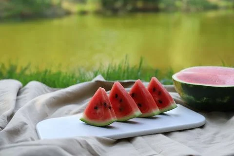 Juicy watermelon 1 Stock Photos