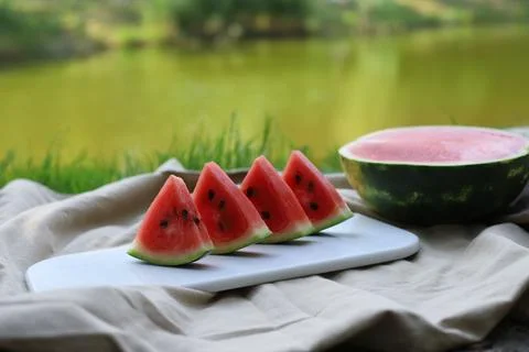Juicy watermelon 2 Stock Photos