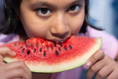 Juicy watermelon Stock Photos