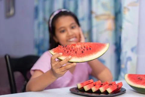 Juicy watermelon Stock Photos