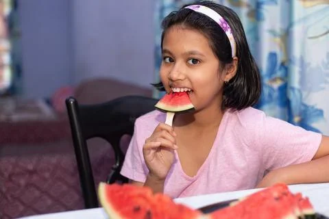 Juicy watermelon Stock Photos