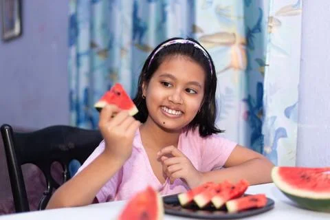 Juicy watermelon Stock Photos