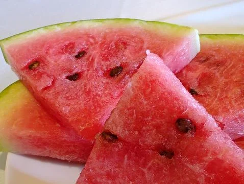 Juicy watermelon Stock Photos