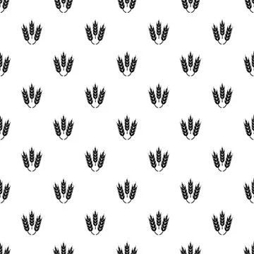 Juicy Wheat pattern vector seamless 스톡 일러스트
