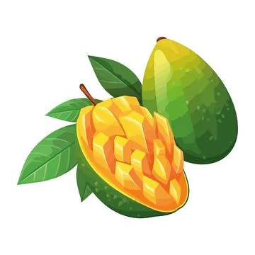 Juicy yellow melon slice, perfect summer refreshment Stock Illustration