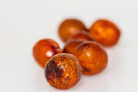 Jujubes isolated on white Foto stock