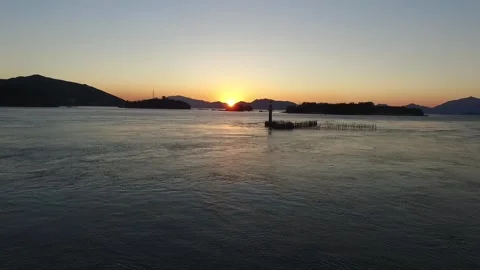 Jukbangryeom and Sunset Timelapse 스톡 동영상 317675228