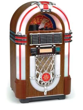 Juke box on white 写真素材