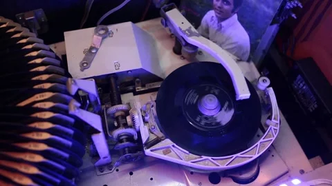 Jukebox, disco, Vintage Stock Footage 169811496