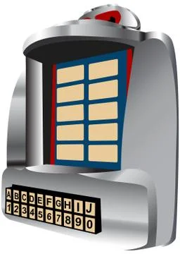 Jukebox Illustrazione stock