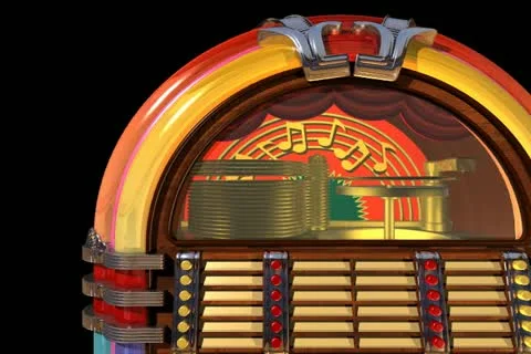 Jukebox Transition Stock Footage 10870582