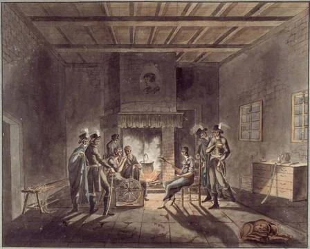 Jules of Polignac - The plot, episode of conspiracy Jules of Polignac (178... Stock-Fotos