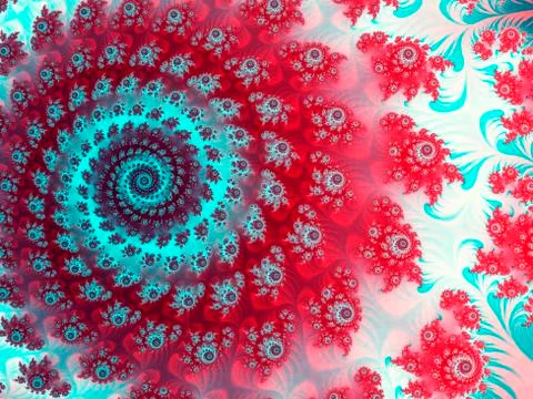 Julia fractal Stock Illustration