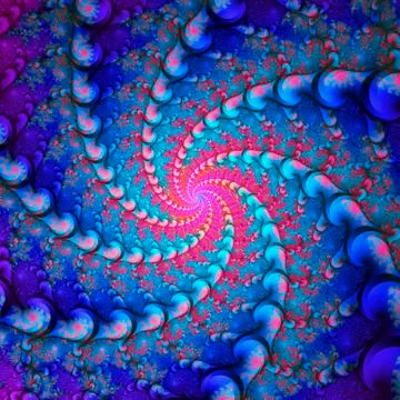 Julia fractal Stock Illustration