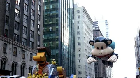 Julius balloon in Macy's parade Stockbeeldmateriaal 10564157