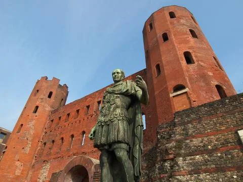 Julius caesar statue Stock Photos