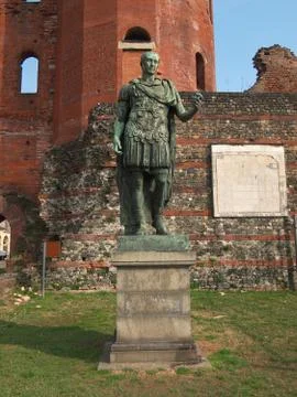 Julius caesar statue Stock Photos