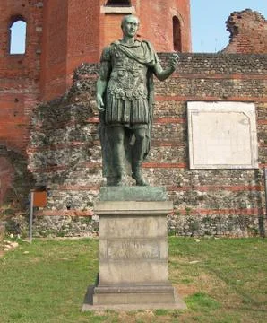 Julius Caesar statue Stock Photos