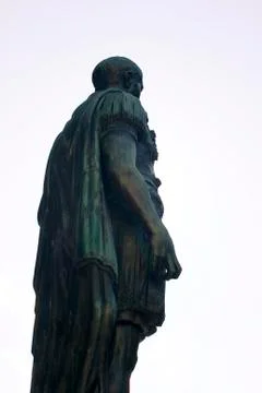 Julius Caesar statue Stock Photos