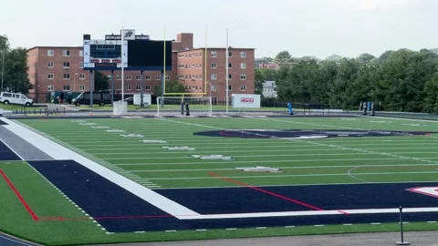 July 20, 2023 Washington, DC - Football field at Howard University Stock Footage 337264488