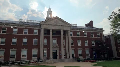 July 20, 2023 Washington, DC - Fredrick Douglass Hall at Howard University Stock Footage 337264491