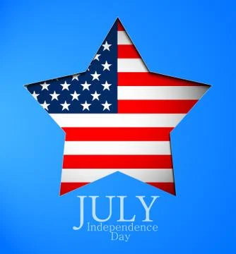 July 4 background Stock Illustration
