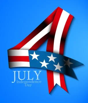 July 4 background Stock Illustration