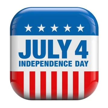 July 4 Stock Illustration