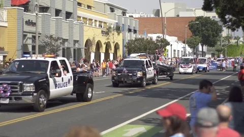 July 4 Parade Stock Footage 78248614
