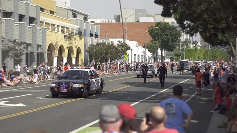 July 4 Parade Stock Footage 78248666