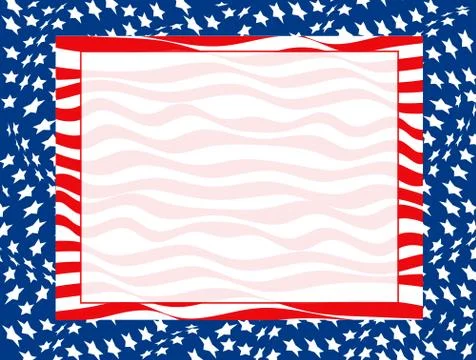 July 4th Background Stock Illustration