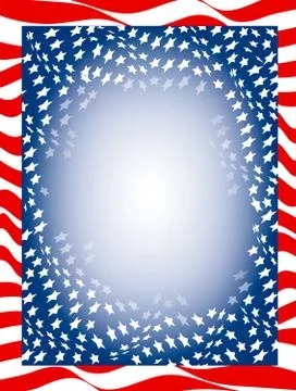 July 4th Background Stock Illustration