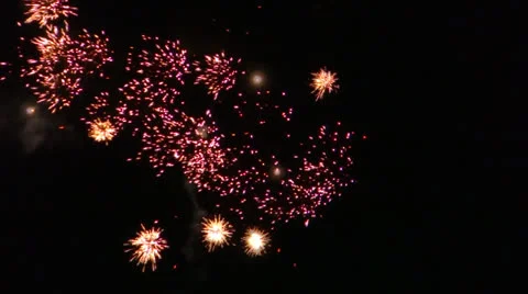 July 4th Fireworks #3 Stock Footage 25302949