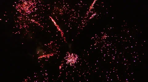 July 4th Fireworks #7 Stock Footage 25302975