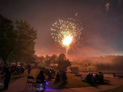 July 4th Fireworks Stock Photos