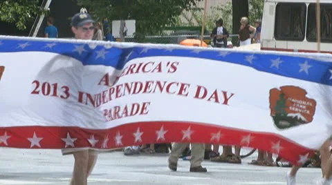July 4th Parade in Washington, D.C. Stock Footage 25327929