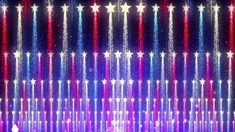 July 4th Patriotic Background Stock-Footage 76892732