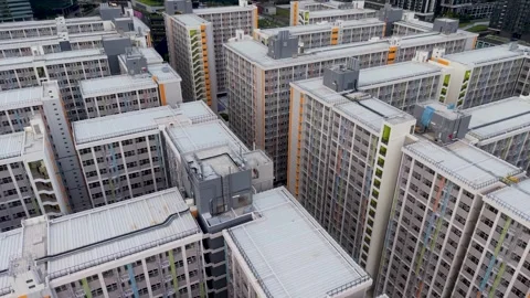July 5 2026 Kai Tak Light Public Housing Residential Complex Stock Footage 339045934