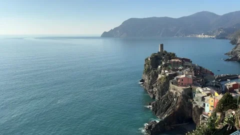July 8, 2025 - Cinque Terre, Italy - Scenic coastal landscape Stock Footage 338147490