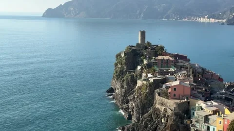 July 8, 2025 - Cinque Terre, Italy - Scenic coastal landscape Stock Footage 338147531