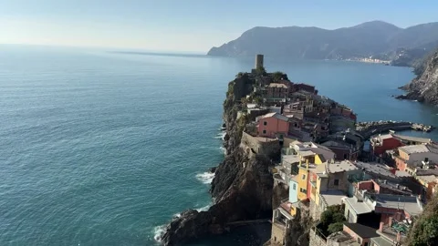 July 8, 2025 - Cinque Terre, Italy - Scenic coastal landscape Stock Footage 338147698