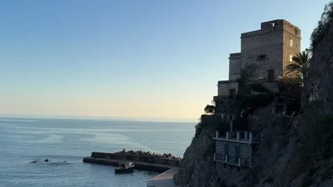 July 8, 2025 - Cinque Terre, Italy - Scenic coastal landscape Stock Footage 338147865