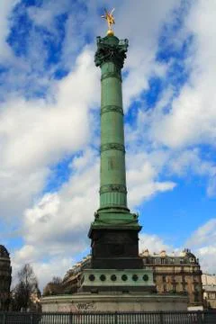 The july column Stock Photos